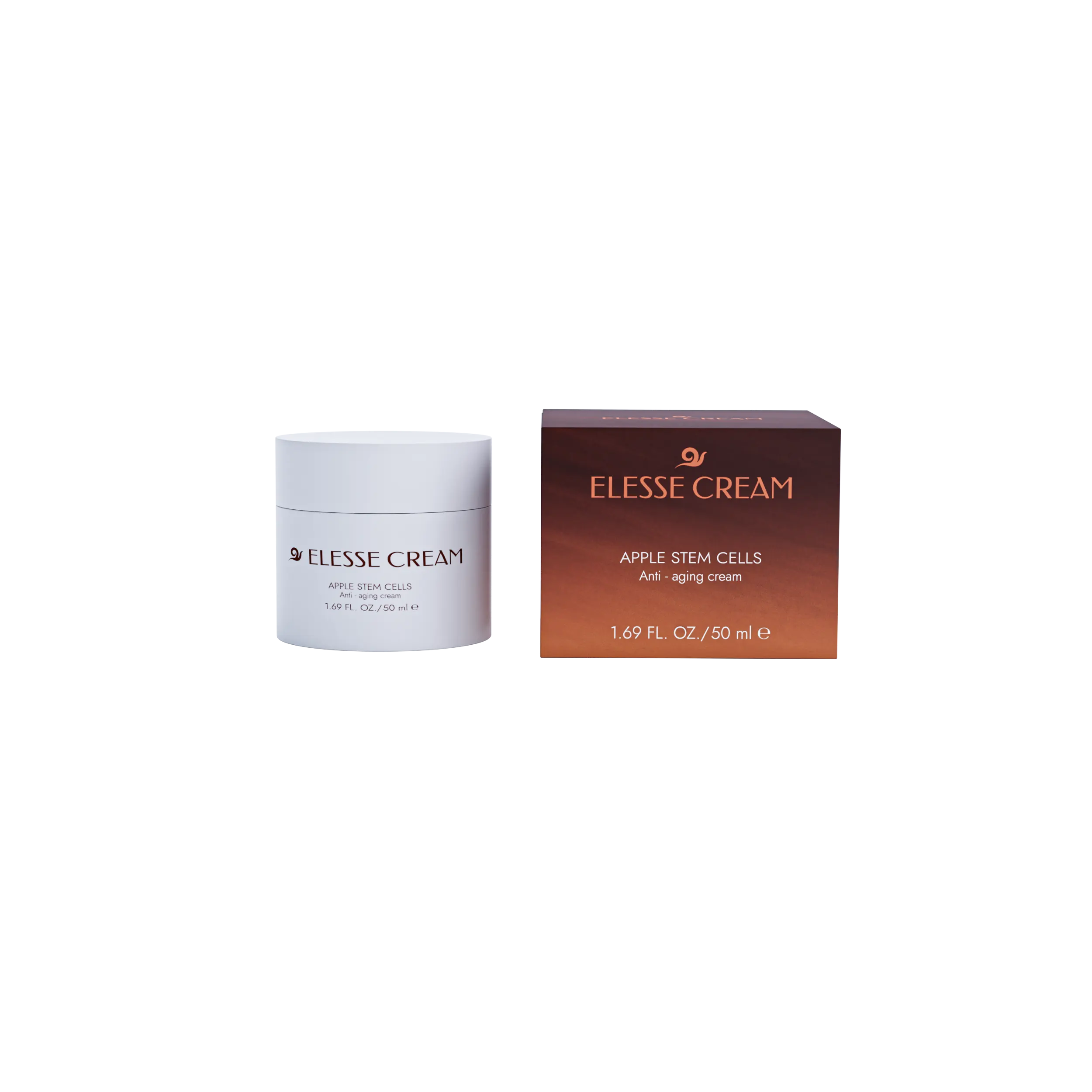Elesse Cream, vasetto da 50 ml di crema antirughe alle cellule staminali di mela